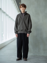 Толстовка UNIQLO на полумолнии 1159855934 (Серый XL)