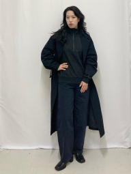 Толстовка UNIQLO на полумолнии 1159855934 (Серый XL)