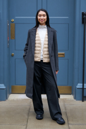 Толстовка флісова UNIQLO з напівблискавкою 1159856101 (Білий M)