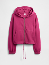 Толстовка жіноча оверсайз на флісі GAP 1159856353 (Рожевий M)