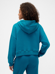 Толстовка жіноча укорочені GAP з капюшоном 1159856358 (Бірюзовий M)
