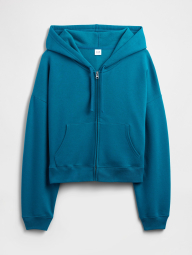 Толстовка жіноча укорочені GAP з капюшоном 1159856358 (Бірюзовий M)