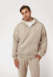 Толстовка чоловіча GUESS на блискавці 1159856937 (Бежевий XXL)