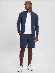 Мужская толстовка GUESS на молнии 1159857277 (Синий S)