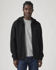 Мужская толстовка на молнии Levi's 1159857315 (Черный S)