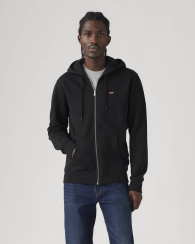 Мужская толстовка на молнии Levi's 1159857315 (Черный S)