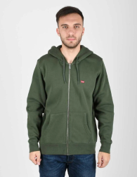 Мужская толстовка Levi's на флисе 1159857747 (Зеленый XXL)