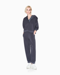 Толстовка жіноча Armani Exchange на напівблискавці 1159859213 (Сірий XS)