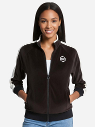 Женская велюровая толстовка Michael Kors 1159860108 (Черный/Белый XS)