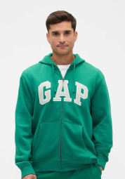 Толстовка на флісі GAP з логотипом 1159860856 (Зелений M)