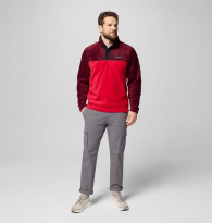 Толстовка флісова Columbia на кнопках 1159861175 (Червоний 6X)