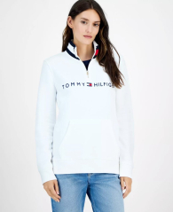 Толстовка жіноча Tommy Hilfiger на флісі 1159861407 (Білий L)