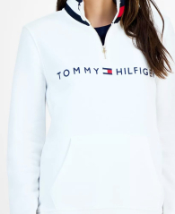 Толстовка жіноча Tommy Hilfiger на флісі 1159861407 (Білий L)