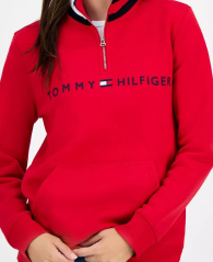 Толстовка жіноча Tommy Hilfiger на флісі 1159861412 (Червоний L)