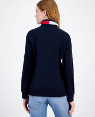 Толстовка жіноча Tommy Hilfiger на флісі 1159861416 (Синій XL)