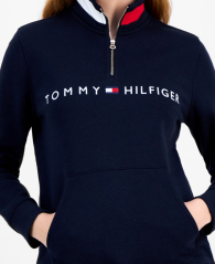 Толстовка жіноча Tommy Hilfiger на флісі 1159861416 (Синій XL)