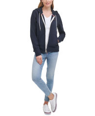 Толстовка жіноча з капюшоном Tommy Hilfiger на блискавці 1159862290 (Синій XXL)