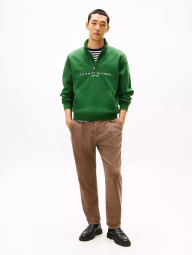 Мужская толстовка Tommy Hilfiger с полумолнией 1159862881 (Зеленый M)