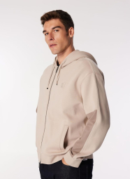 Мужская толстовка Armani Exchange на молнии 1159864350 (Бежевый XL)