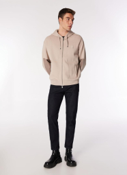 Мужская толстовка Armani Exchange на молнии 1159864350 (Бежевый XL)