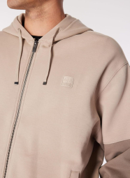 Мужская толстовка Armani Exchange на молнии 1159864350 (Бежевый XL)