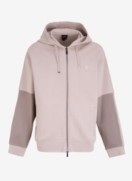 Мужская толстовка Armani Exchange на молнии 1159864350 (Бежевый XL)