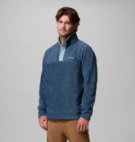 Флисовая толстовка Columbia на кнопках 1159986821 (Синий 1X)