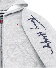Дитяча толстовка на флісі Tommy Hilfiger з логотипом 1160059052 (Сірий XL) на зріст 175 см