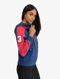 Женская толстовка на флисе U.S. Polo Assn с логотипом 1160777990 (Синий M)