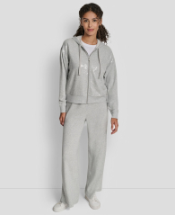 Женская толстовка DKNY с пайетками 1160867298 (Серый XL)