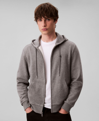 Толстовка чоловіча Calvin Klein на блискавці 1161146876 (Сірий XXL)