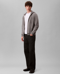 Толстовка чоловіча Calvin Klein на блискавці 1161146876 (Сірий XXL)