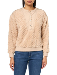 Женская толстовка Tommy Hilfiger из шерпы 1161495040 (Бежевый XXL)