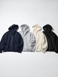 Толстовка на блискавці UNIQLO з капюшоном 1162803211 (Молочний XXL)