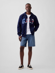 Толстовка на флисе GAP с логотипом 1162935277 (Синий L)