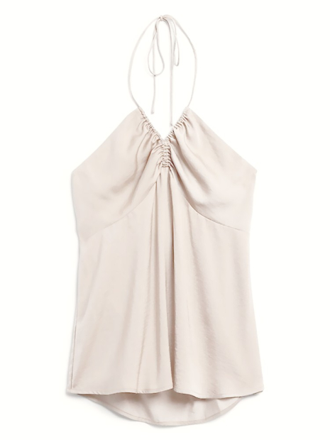 Женский топ Banana Republic на завязках 1159770559 (Белый, L)