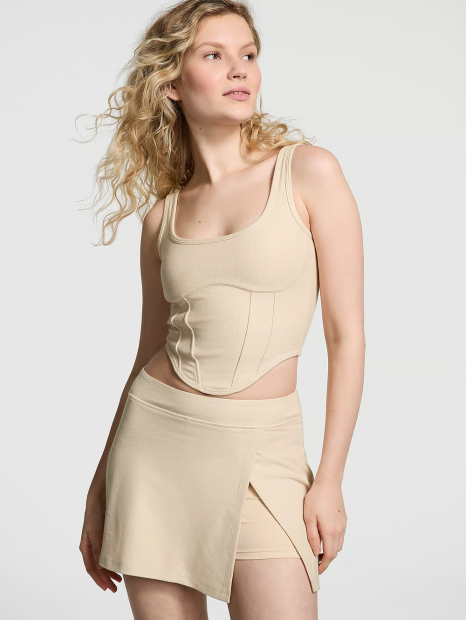 Жіночий топ Victoria's Secret Pink 1159840054 (Бежевий XXL)