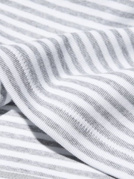 Женский топ UNIQLO укороченная майка 1159844521 (Белый/Серый XXL)