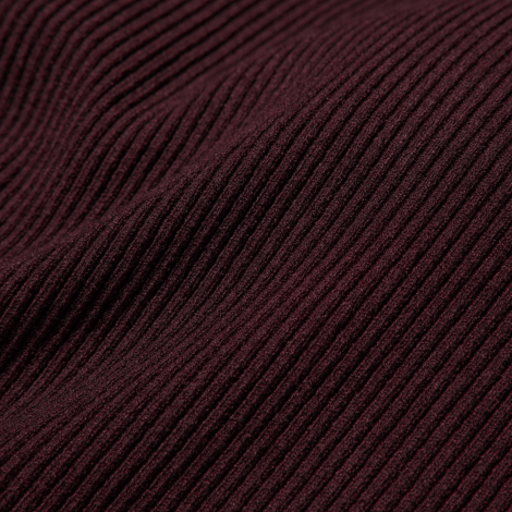 Женский вязаный топ Uniqlo со вшитыми чашечками 1159857363 (Бордовый XL)