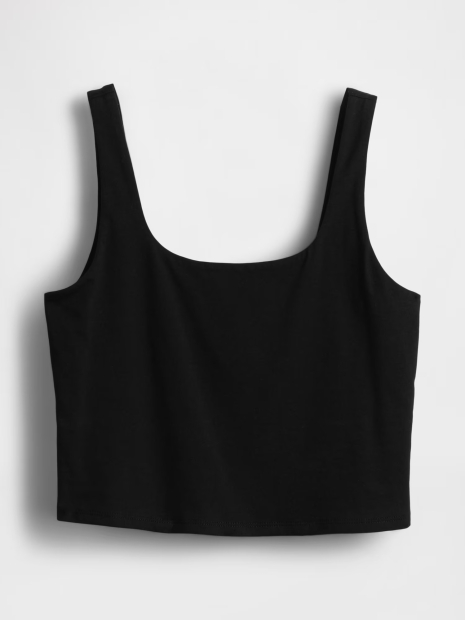 Еластичний топ GAP 1159859417 (Чорний S)