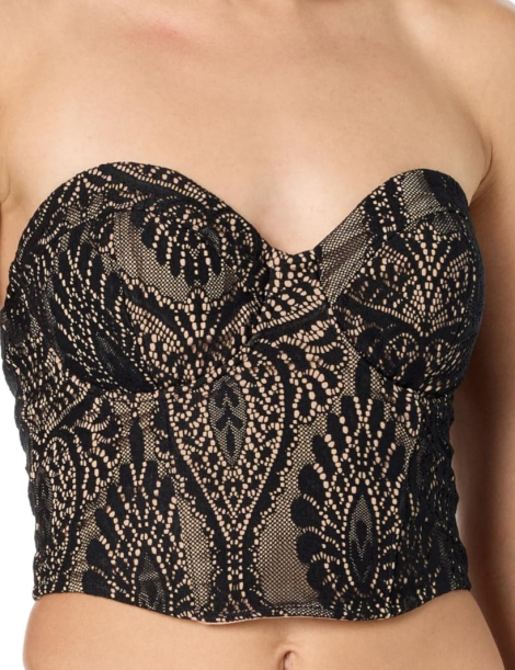 Жіночий топ GUESS на блискавці 1159859451 (Чорний/Бежевий XL)