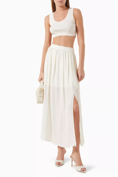 Жіночий трикотажний топ Armani Exchange 1159859999 (Молочний L)