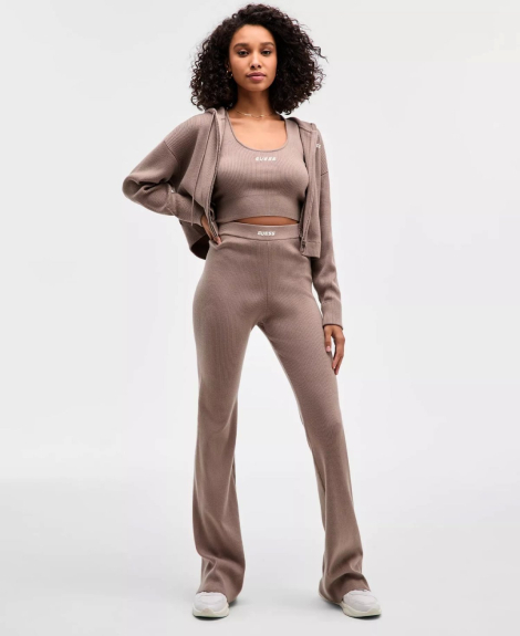 Вязаный топ GUESS 1159863696 (Коричневый XS)