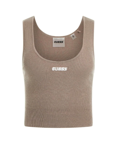 Вязаный топ GUESS 1159863696 (Коричневый XS)