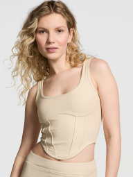 Жіночий топ Victoria's Secret Pink 1159840054 (Бежевий XXL)