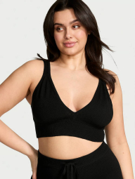 Женский вязаный топ Victoria's Secret 1159840546 (Черный S)