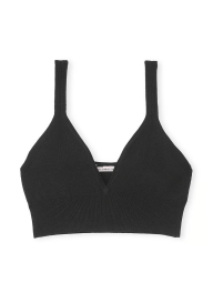 Жіночий трикотажний топ Victoria's Secret 1159840546 (Чорний S)