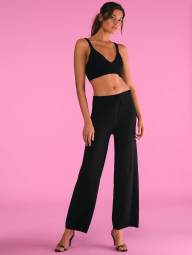Жіночий трикотажний топ Victoria's Secret 1159840546 (Чорний S)