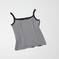 Жіночий топ UNIQLO майка 1159845122 (Чорний/Білий S)