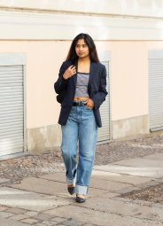 Жіночий топ UNIQLO майка 1159845122 (Чорний/Білий S)